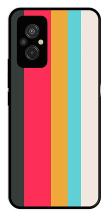 Muted Rainbow Metal Mobile Case for Redmi 11 Prime
