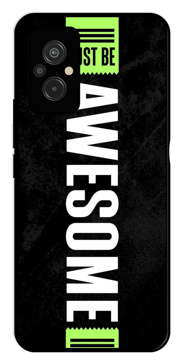 Awesome Metal Mobile Case for Redmi 11 Prime   (Design No -33)