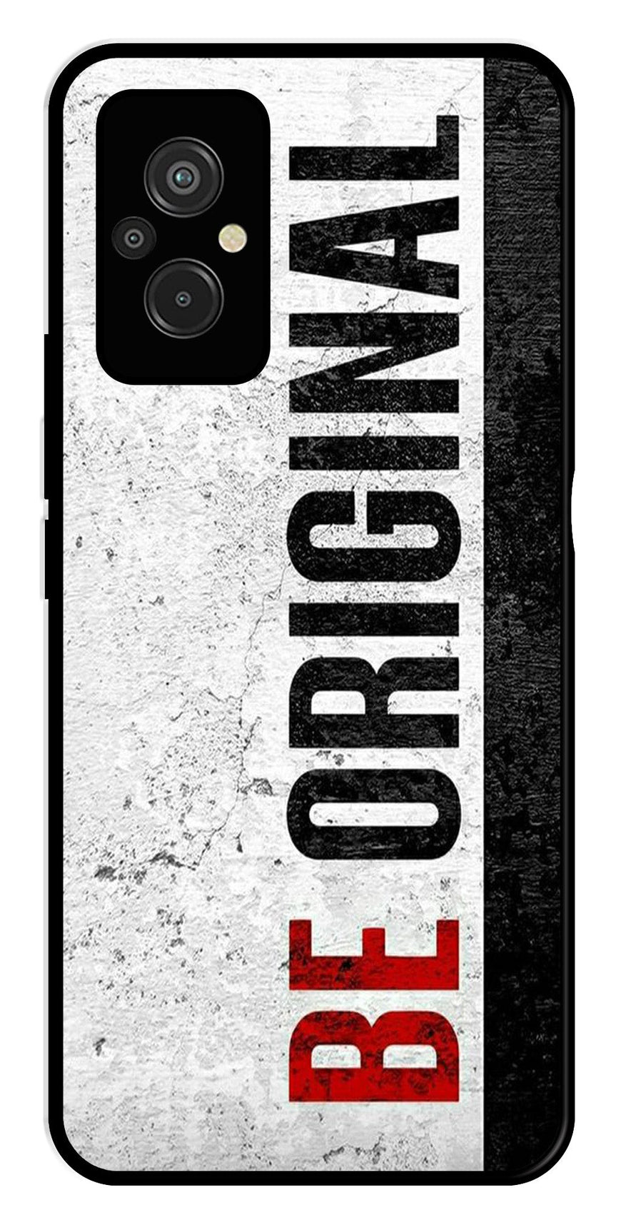 Be Original Metal Mobile Case for Redmi 11 Prime   (Design No -38)