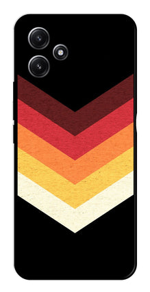 MultiColor Arrow Metal Mobile Case for Redmi 12 5G