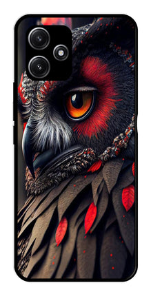 Owl Design Metal Mobile Case for Redmi 12 5G