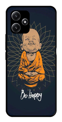 Be Happy Metal Mobile Case for Redmi 12 5G