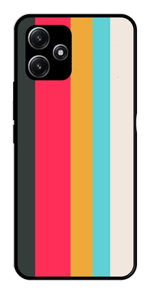 Muted Rainbow Metal Mobile Case for Redmi 12 5G