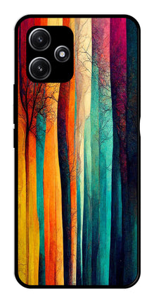 Modern Art Colorful Metal Mobile Case for Redmi 12 5G