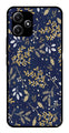 Floral Pattern  Metal Mobile Case for Poco M6 Pro 5G   (Design No -52)