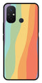 Muted Rainbow Metal Mobile Case for Poco C55   (Design No -02)
