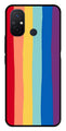 Rainbow MultiColor Metal Mobile Case for Poco C55   (Design No -03)