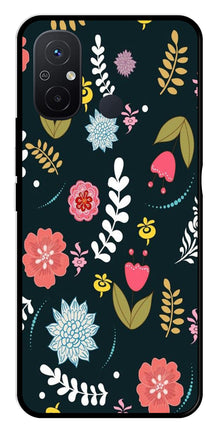 Floral Pattern2 Metal Mobile Case for Redmi 12C