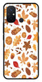Autumn Leaf Metal Mobile Case for Poco C55   (Design No -19)