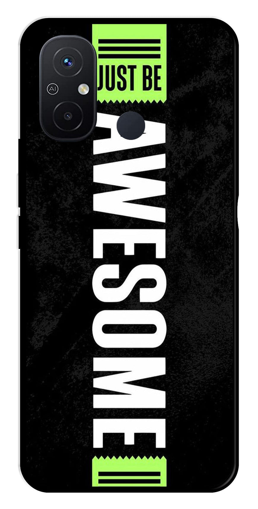 Awesome Metal Mobile Case for Redmi 12C   (Design No -33)