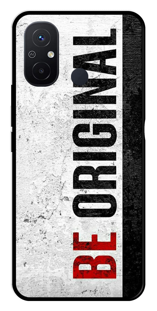 Be Original Metal Mobile Case for Redmi 12C   (Design No -38)