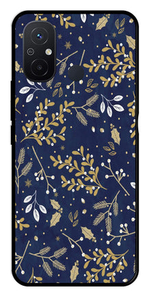Floral Pattern  Metal Mobile Case for Redmi 12C