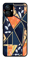 Marble Design Metal Mobile Case for Redmi 13C 4G   (Design No -07)