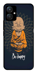 Be Happy Metal Mobile Case for Redmi 13C 4G   (Design No -27)