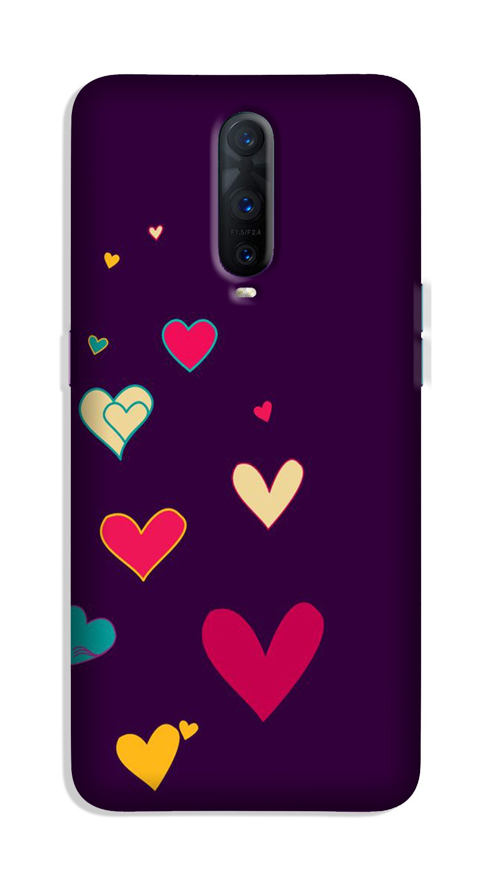 Purple Background Case for Oppo R17 Pro  (Design - 107)