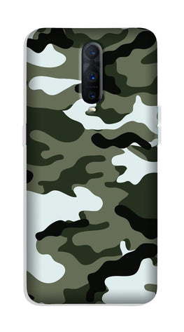 Army Camouflage Case for Oppo R17 Pro  (Design - 108)