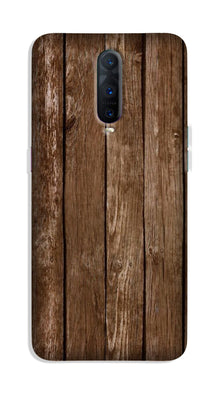 Wooden Look Case for Oppo R17 Pro  (Design - 112)