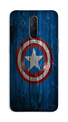 Captain America Superhero Case for Oppo R17 Pro  (Design - 118)