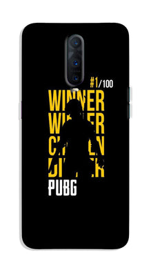 Pubg Winner Winner Case for Oppo R17 Pro  (Design - 177)