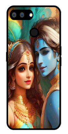 Lord Radha Krishna Metal Mobile Case for Realme 2