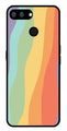 Muted Rainbow Metal Mobile Case for Realme 2   (Design No -02)