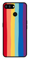 Rainbow MultiColor Metal Mobile Case for Realme 2   (Design No -03)