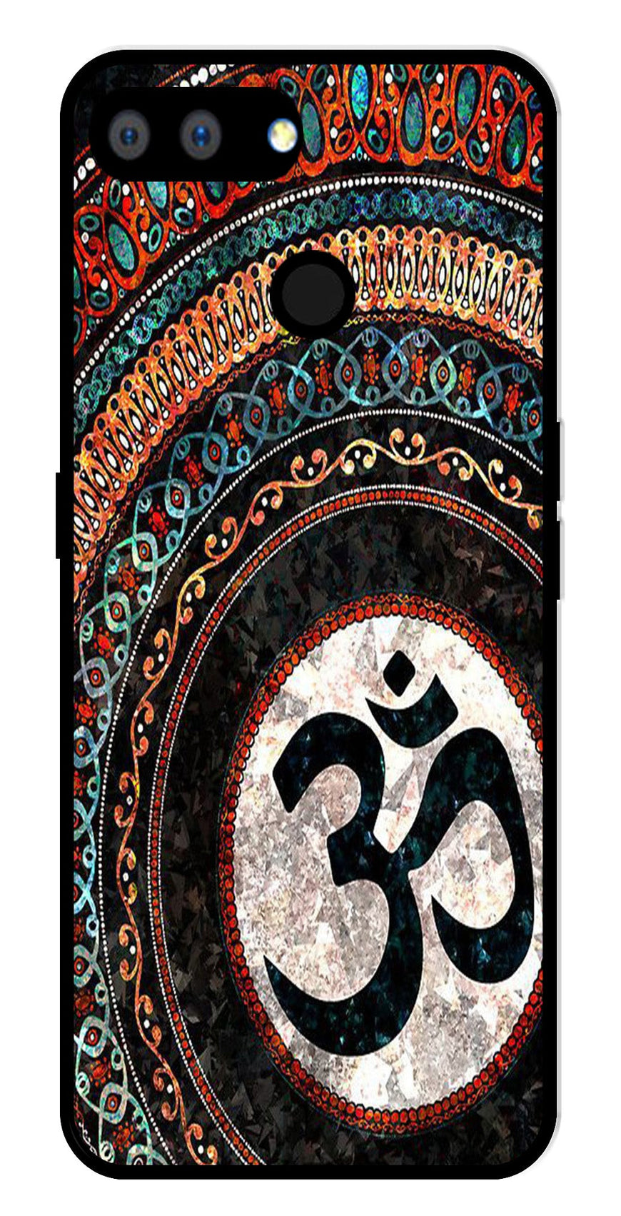 Oum Design Metal Mobile Case for Realme 2   (Design No -15)