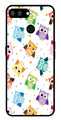 Owls Pattern Metal Mobile Case for Realme 2   (Design No -20)