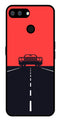 Car Lover Metal Mobile Case for Realme 2   (Design No -21)
