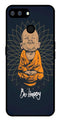 Be Happy Metal Mobile Case for Realme 2   (Design No -27)