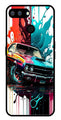 Vintage Car Metal Mobile Case for Realme 2   (Design No -29)