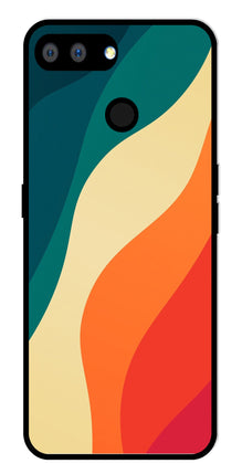 Muted Rainbow Metal Mobile Case for Realme 2