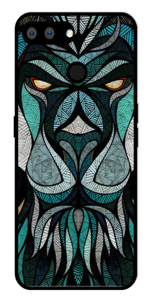 Lion Pattern Metal Mobile Case for Realme 2