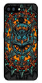 Owl Pattern Metal Mobile Case for Realme 2   (Design No -42)