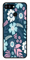 Flower Leaves Design Metal Mobile Case for Realme 2   (Design No -50)