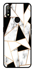 Marble Design2 Metal Mobile Case for Realme 3   (Design No -08)