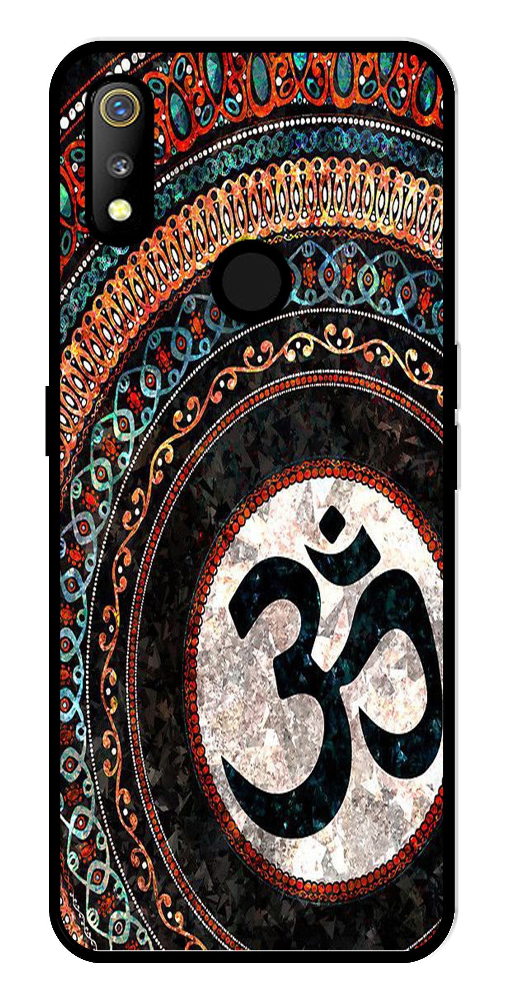 Oum Design Metal Mobile Case for Realme 3   (Design No -15)