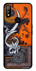 Qalander Art Metal Mobile Case for Realme 3   (Design No -16)