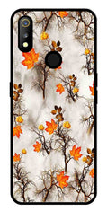 Autumn leaves Metal Mobile Case for Realme 3   (Design No -55)