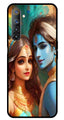 Lord Radha Krishna Metal Mobile Case for Realme 6   (Design No -01)
