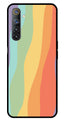 Muted Rainbow Metal Mobile Case for Realme 6   (Design No -02)