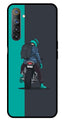Bike Lover Metal Mobile Case for Realme 6   (Design No -05)