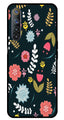 Floral Pattern2 Metal Mobile Case for Realme 6   (Design No -12)