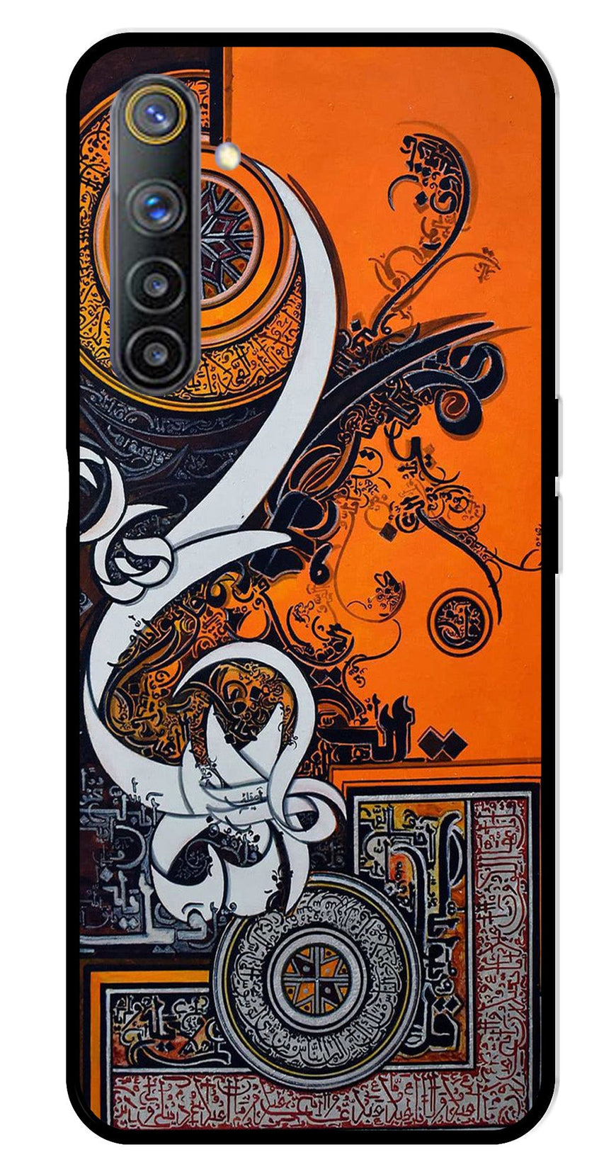 Qalander Art Metal Mobile Case for Realme 6   (Design No -16)
