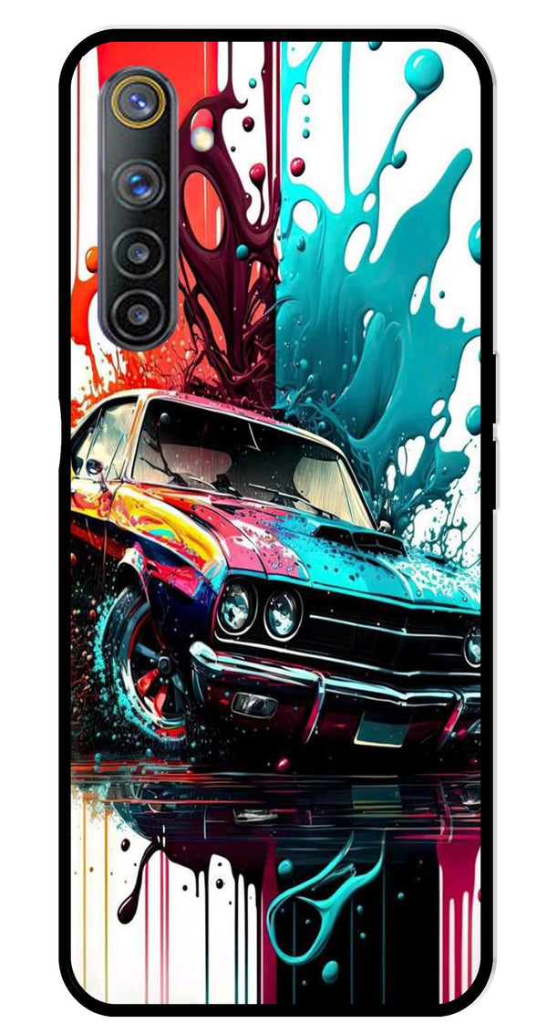 Vintage Car Metal Mobile Case for Realme 6   (Design No -29)