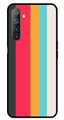 Muted Rainbow Metal Mobile Case for Realme 6   (Design No -31)