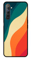 Muted Rainbow Metal Mobile Case for Realme 6   (Design No -39)
