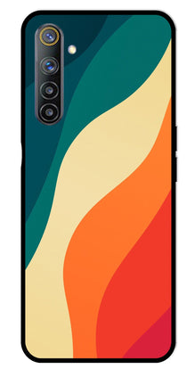 Muted Rainbow Metal Mobile Case for Realme 6