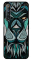 Lion Pattern Metal Mobile Case for Realme 6   (Design No -40)