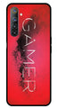 Gamer Pattern Metal Mobile Case for Realme 6   (Design No -41)